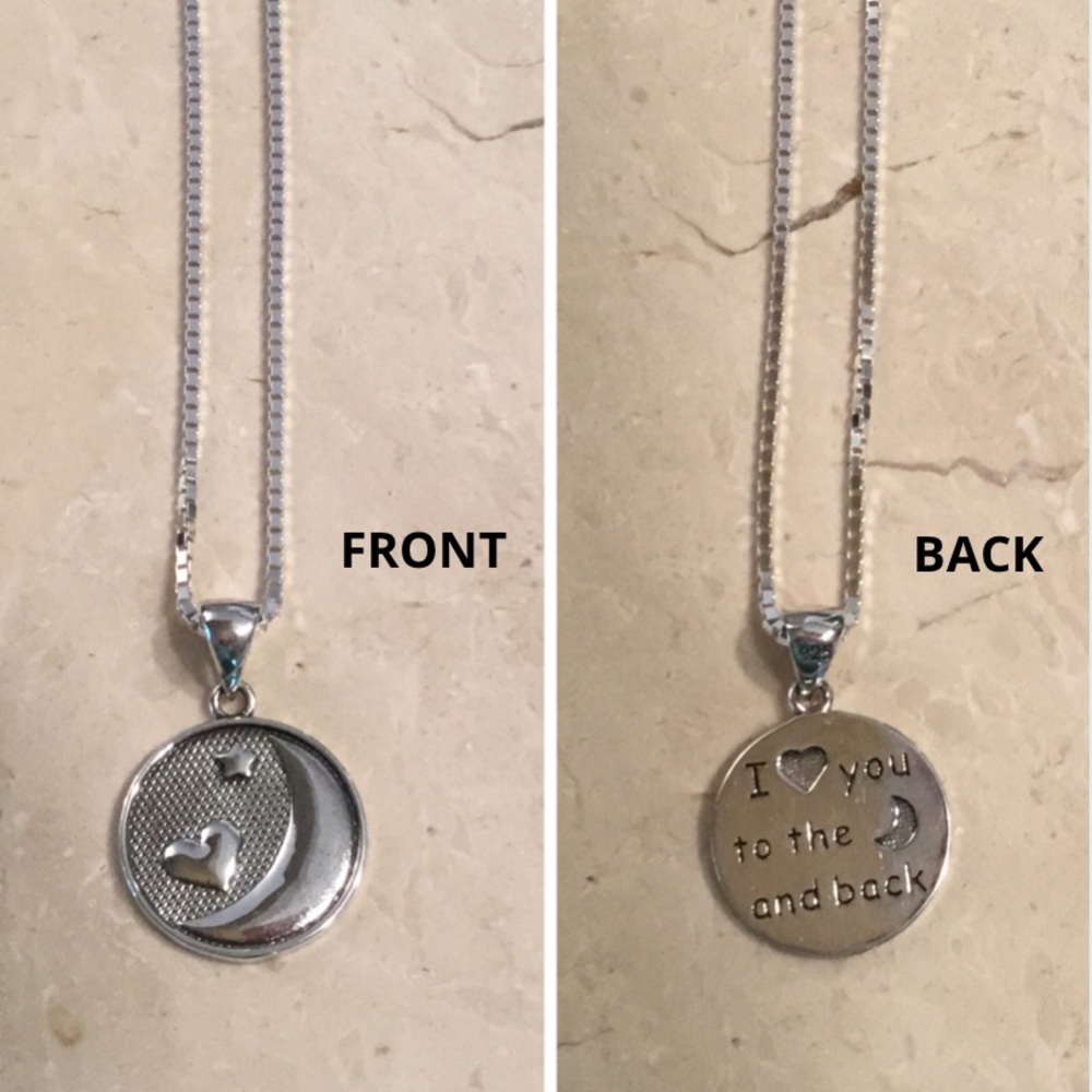 Sterling Silver I Love You... Necklace - Picture 2 of 16